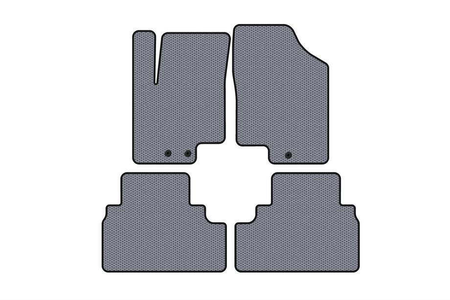 Kia Venga 2010–2019 Gumijas salona paklājiņi Carsuit (Pelēki) Image