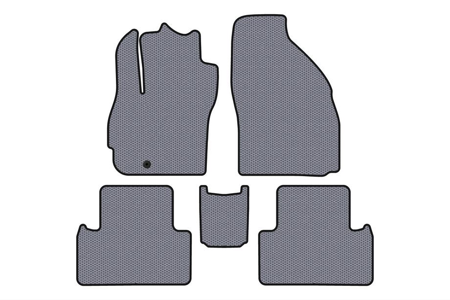 Mazda 5 2005–2009 Carsuit gumijas salona paklājiņi (2 rindas, 7-vietīgs, pelēks) Image