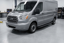 Ford Transit 2014– Sānu pakāpieni Bosphorus Black (2 gab., alumīnijs) foto 1