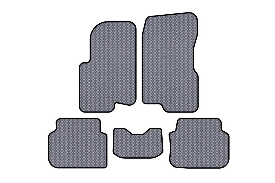 Smart 1998–2007 Gumijas paklājiņi Carsuit (2003-2007, Forfour, Pelēks) Image