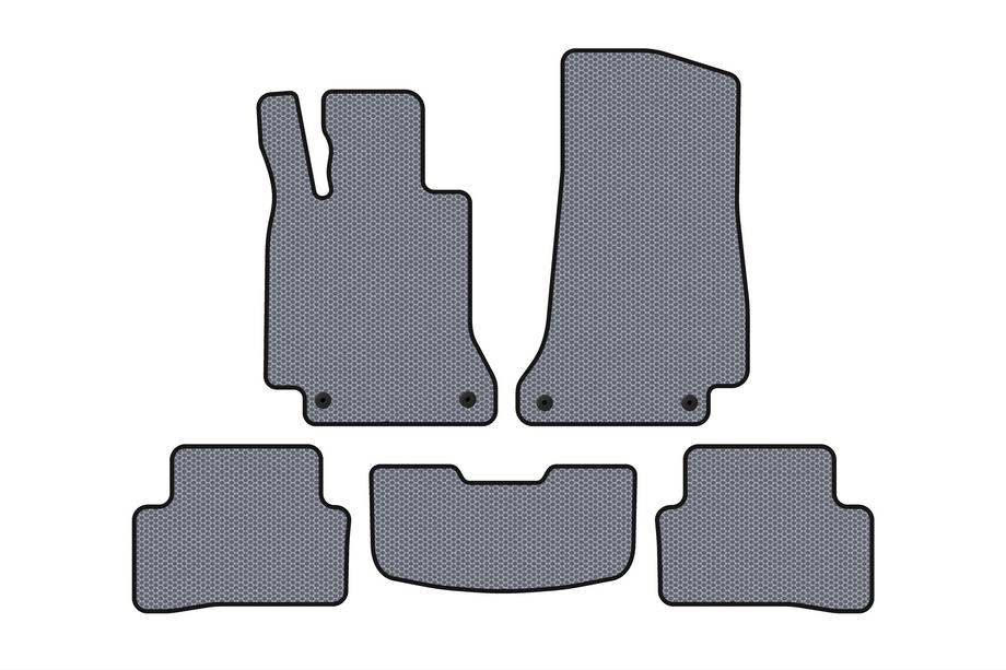Mercedes C-class W205 2014–2021 Carsuit gumijas paklājiņi (SD, pelēki) Image