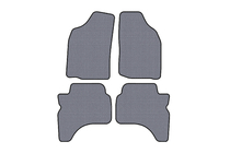 Mitsubishi L200 1996–2006 Gumijas salona paklājiņi Carsuit (Pelēki) foto 1