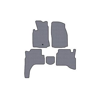 Gumijas salona paklājiņi Carsuit (Pelēki) Mitsubishi Pajero Sport 1996–2007 foto 1