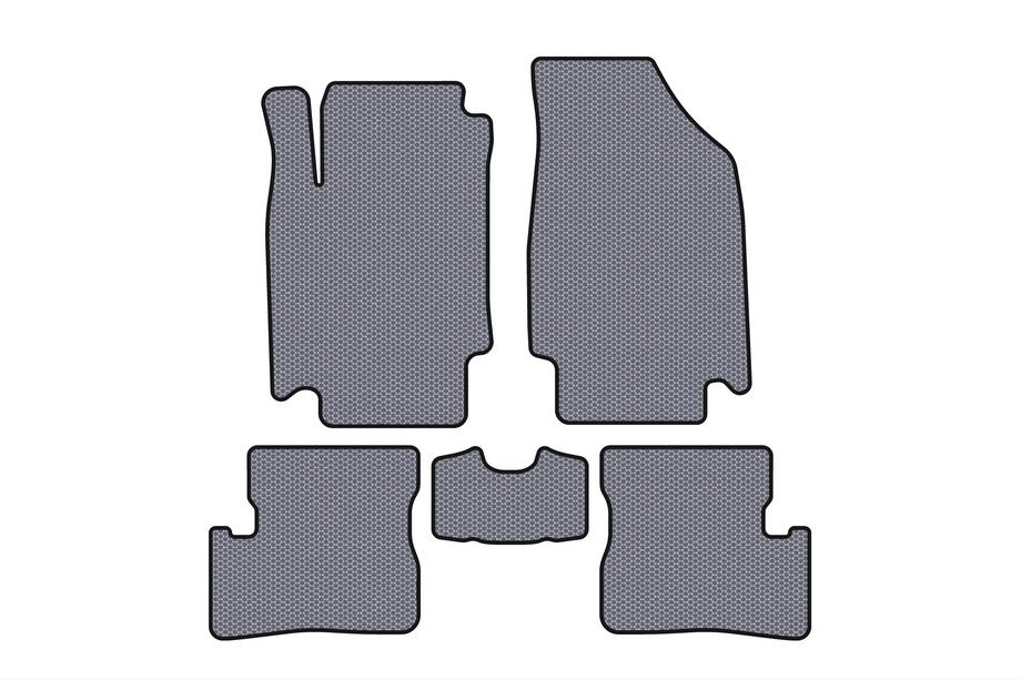 Nissan Micra K12 2003–2010 Carsuit gumijas salona paklājiņi (HB, pelēki) Image