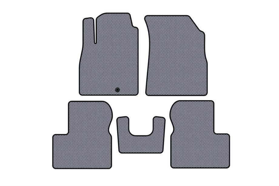 Nissan Micra K13 2011–2016 Gumijas salona paklājiņi Carsuit (Pelēki) Image
