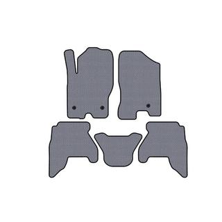 Gumijas salona paklājiņi Carsuit V1 (2 rindas, pelēki, 2010-2014) Nissan Pathfinder R51 2005–2014 foto 1