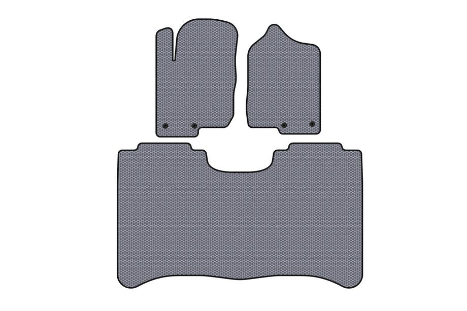 Nissan Titan 2004–2011 Gumijas salona paklājiņi Carsuit (Pelēki) Image