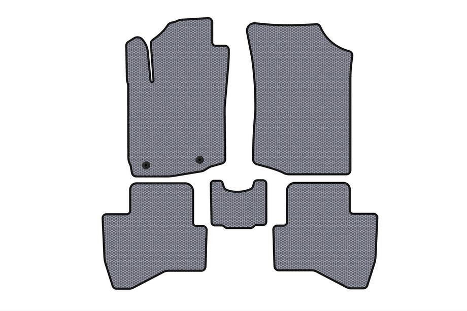 Peugeot 108 2014–2021 Carsuit gumijas salona paklājiņi (HB, pelēki) Image