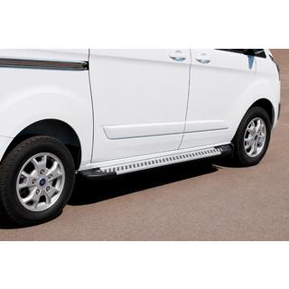 Sānu sliekšņi Line (2 gab., alumīnijs) Ford Custom 2013–2022 foto 1