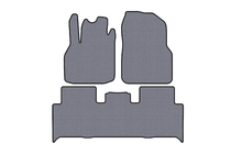 Renault Scenic/Grand 2003–2009 Gumijas paklājiņi Carsuit (2 rindas, pelēki) foto 1