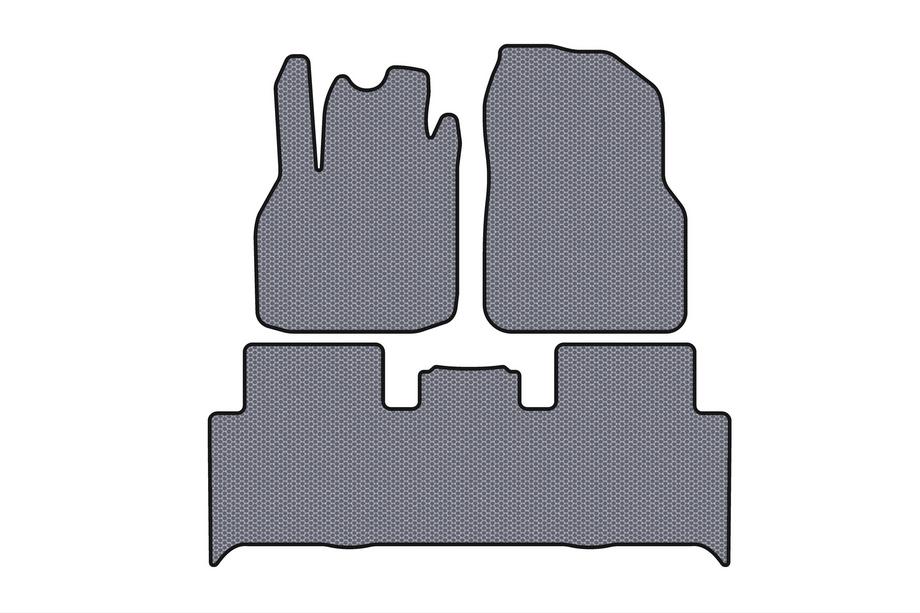 Renault Scenic/Grand 2003–2009 Gumijas paklājiņi Carsuit (2 rindas, pelēki) Image