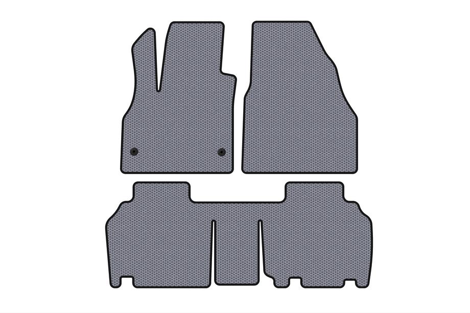 Renault Kangoo 2008–2020 Gumijas paklājiņi Carsuit (2 rindas, 5 durvju/7 vietīgs, pelēks) Image