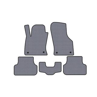 Gumijas salona paklājiņi Carsuit (2013-2016, SW, pelēki) Seat Leon 2013–2020 foto 1
