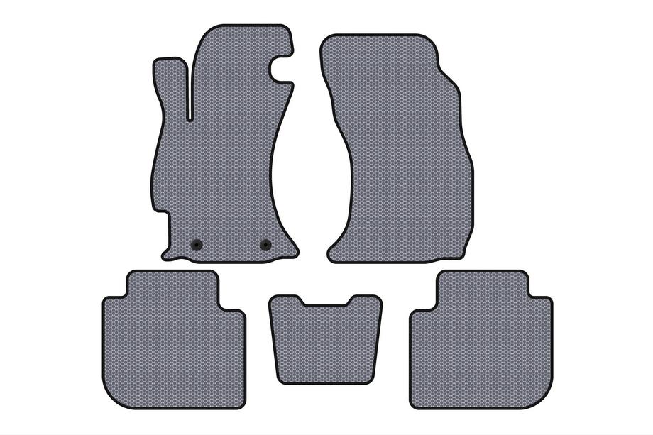 Subaru Forester 2013–2018 Gumijas paklājiņi Carsuit (2013-2017, pelēki) Foto 1