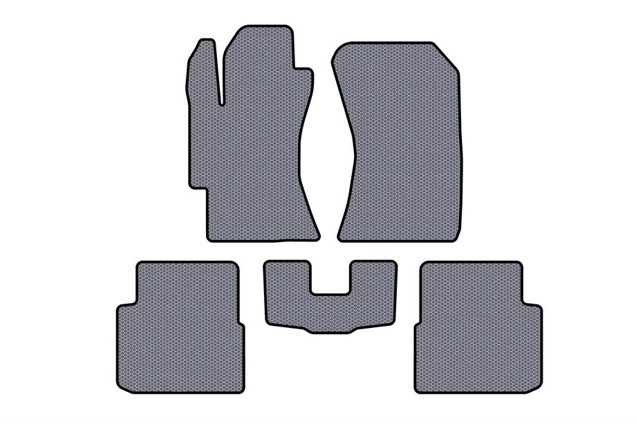 Subaru Impreza 2007–2011 Carsuit gumijas salona paklājiņi (HB, pelēki) Image