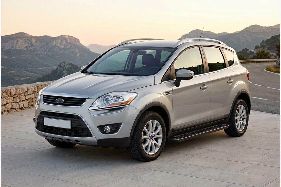 Ford Kuga 2008–2013 Sānu sliekšņi Allmond Black (2 gab., alumīnijs) Image