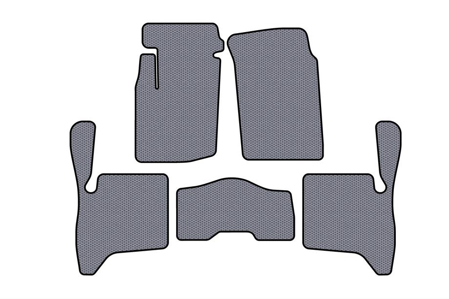 Suzuki Vitara 1998–2006 Gumijas paklājiņi Carsuit (3 durvju, pelēki) Image