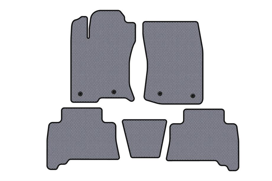 Toyota 4Runner 2009–2024 Gumijas salona paklājiņi Carsuit (2009-2014, pelēki) Image