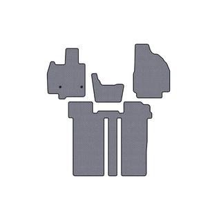 Carsuit gumijas salona paklājiņi (2 rindas, 6-vietīgs, pelēks) Toyota Previa 2006–2019 foto 1