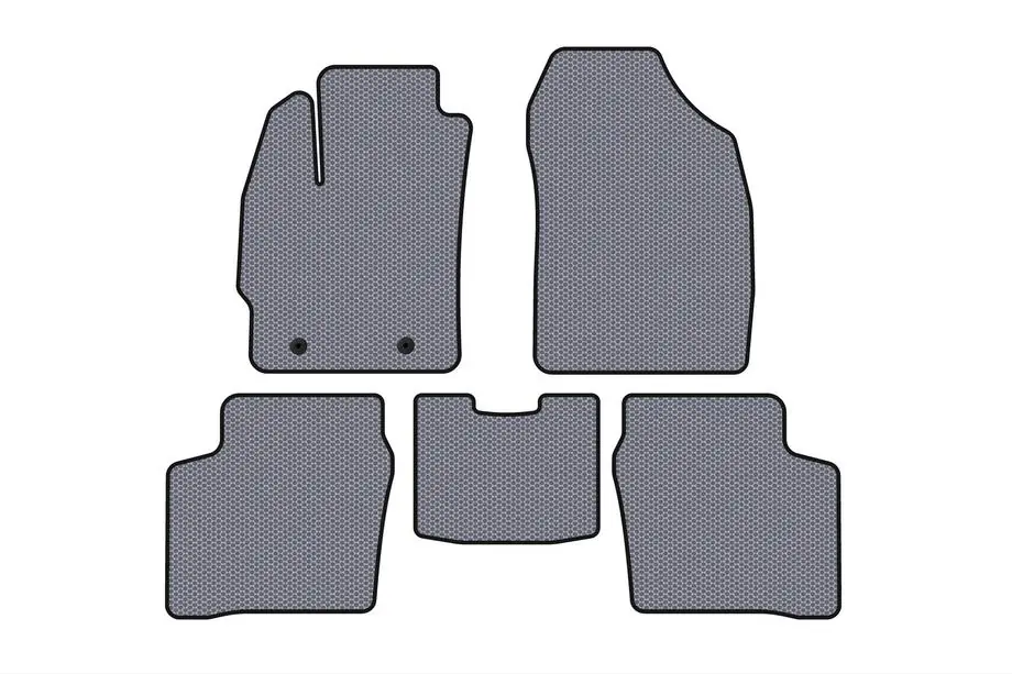Toyota Prius 2003–2009 Gumijas salona paklājiņi Carsuit (LB, pelēki) Image