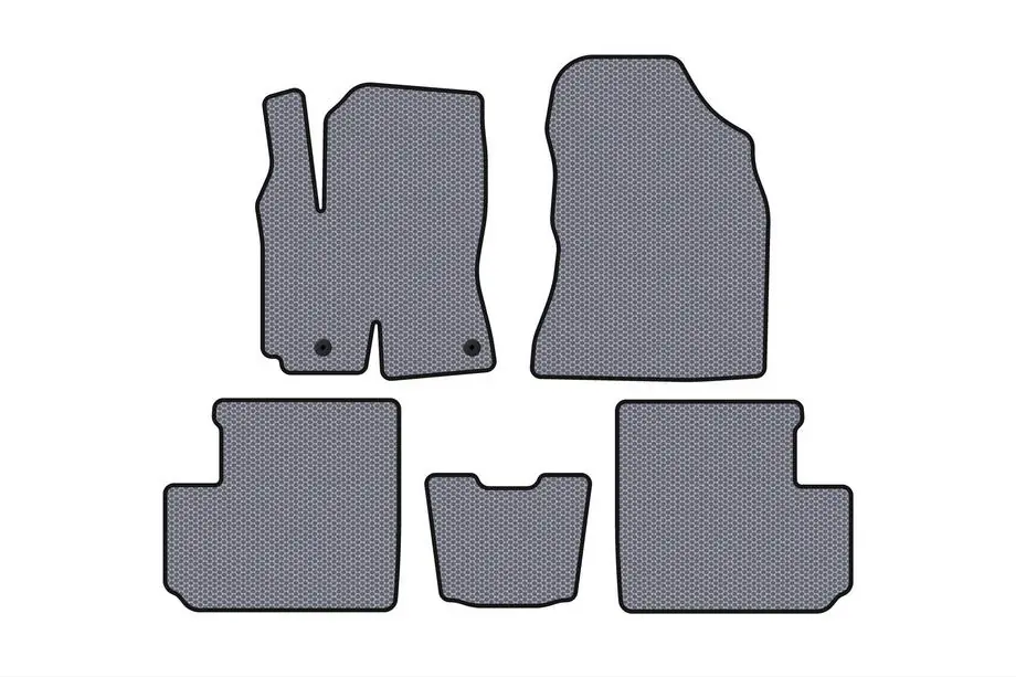 Toyota Rav 4 2001–2005 Gumijas salona paklājiņi Carsuit (Pelēki) Image