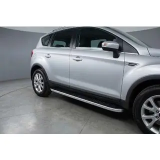 Sānu pakāpieni Tayga Grey (2 gab., alumīnijs) foto 1