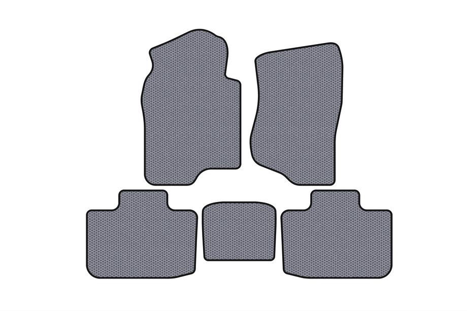 Cadillac Escalade 2007–2014 Gumijas paklājiņi Carsuit (2 rindas, pelēki) Image