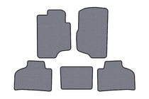 Chevrolet Silverado 2007–2013 Gumijas salona paklājiņi Carsuit (Pelēki) foto 1