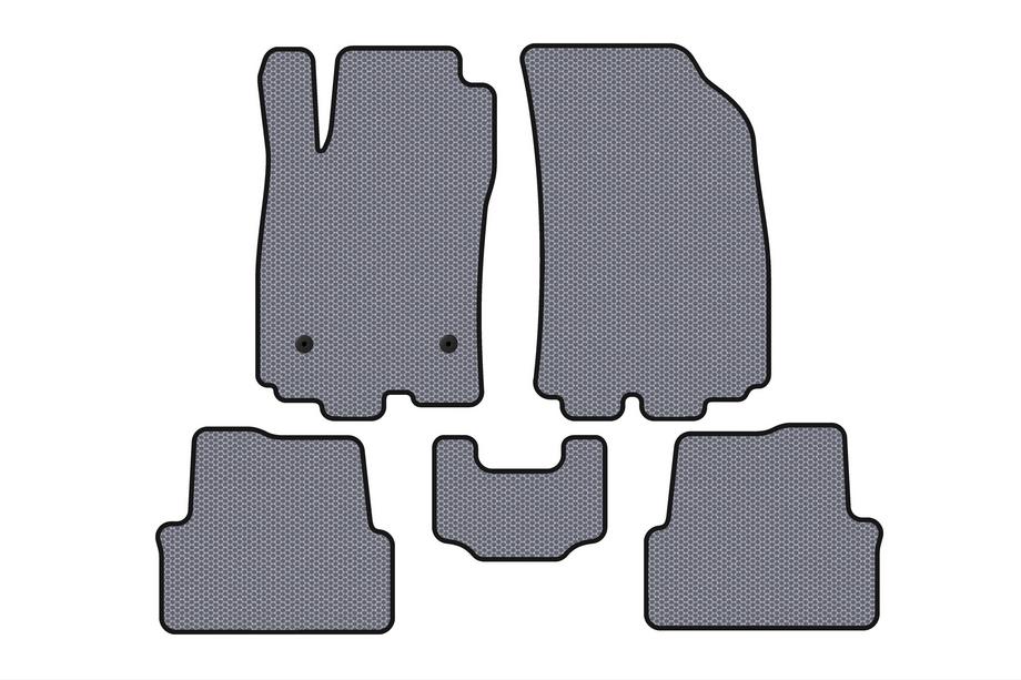 Chevrolet Sonic 2011–2022 Carsuit gumijas salona paklājiņi (HB, pelēki) Image