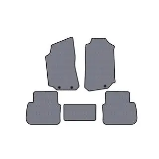 Gumijas salona paklājiņi Carsuit (Pelēki) Saab 9-5 1997–2010 foto 1