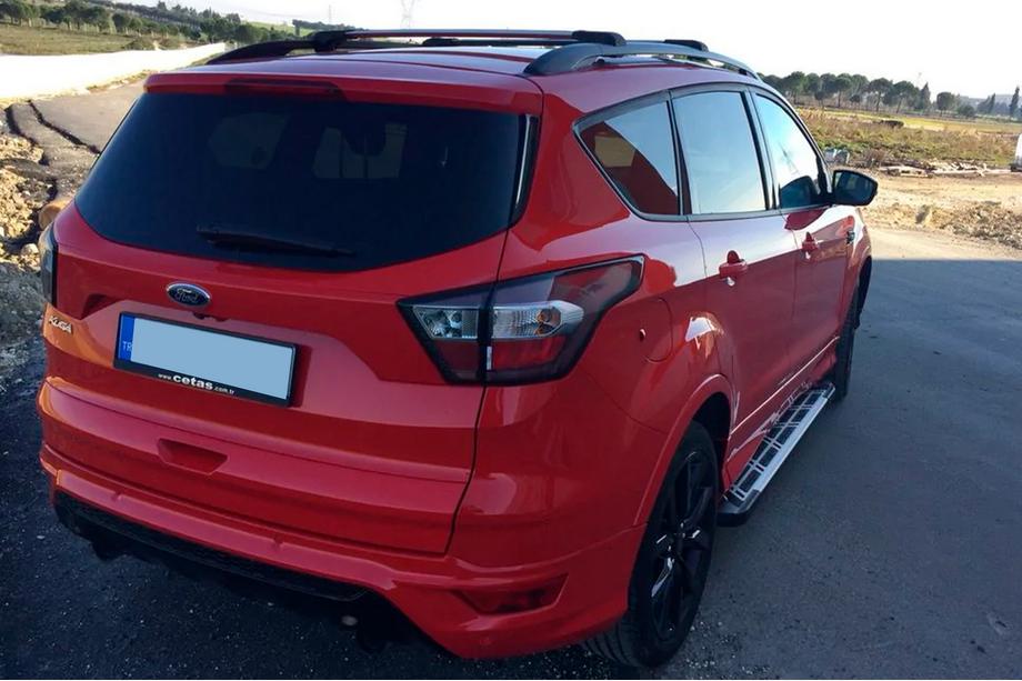 Ford Kuga/Escape 2013–2019 Sānu sliekšņi Sunrise (2 gab., alumīnijs) Ar melnām durvju līstēm Foto 18