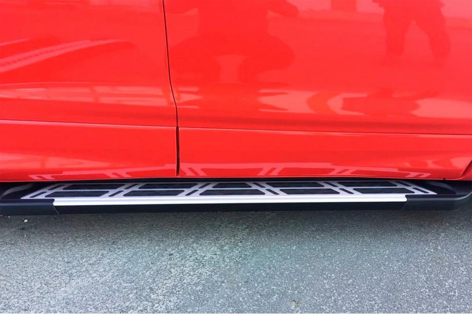 Ford Kuga/Escape 2013–2019 Sānu sliekšņi Sunrise (2 gab., alumīnijs) Ar melnām durvju līstēm Foto 7