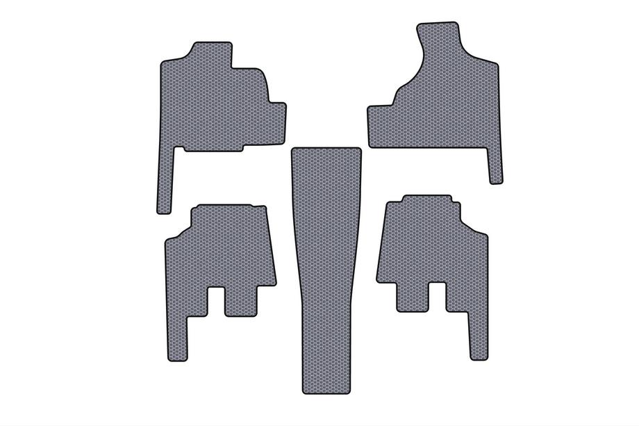 Chrysler Voyager 2001–2007 Carsuit gumijas salona paklājiņi (Grand Voyager, automātiskā pārnesumkārba, pelēki) Image