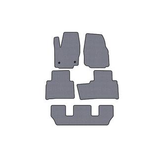 Gumijas paklājiņi Carsuit (3 rindas, pelēki) Ford Galaxy 2007–2015 foto 1