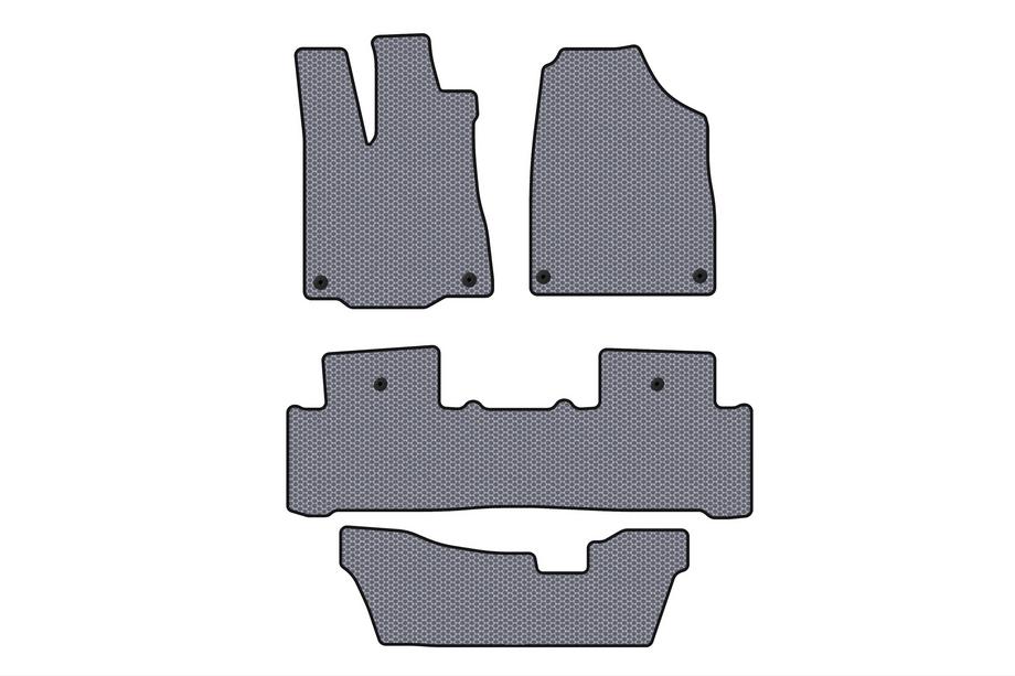 Acura MDX 2013–2020 Gumijas paklājiņi Carsuit (3 rindas, pelēki) Image