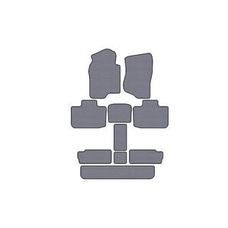 Gumijas paklājiņi Carsuit (3 rindas, pelēki) Cadillac Escalade 2007–2014 foto 1
