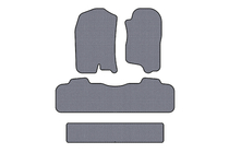Chevrolet Tahoe 2007–2014 Gumijas salona paklājiņi Carsuit (3 rindas, 2007-2014, pelēki) foto 1