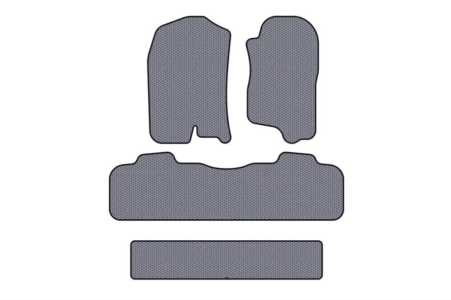 Chevrolet Tahoe 2007–2014 Gumijas salona paklājiņi Carsuit (3 rindas, 2007-2014, pelēki) Image