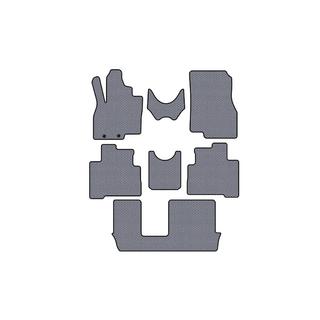 Gumijas paklājiņi Carsuit (3 rindas, pelēki) Mitsubishi Grandis 2003–2011 foto 1