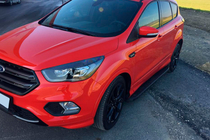 Ford Kuga/Escape 2013–2019 Sānu pakāpieni Bosphorus Black (2 gab., alumīnijs) foto 1