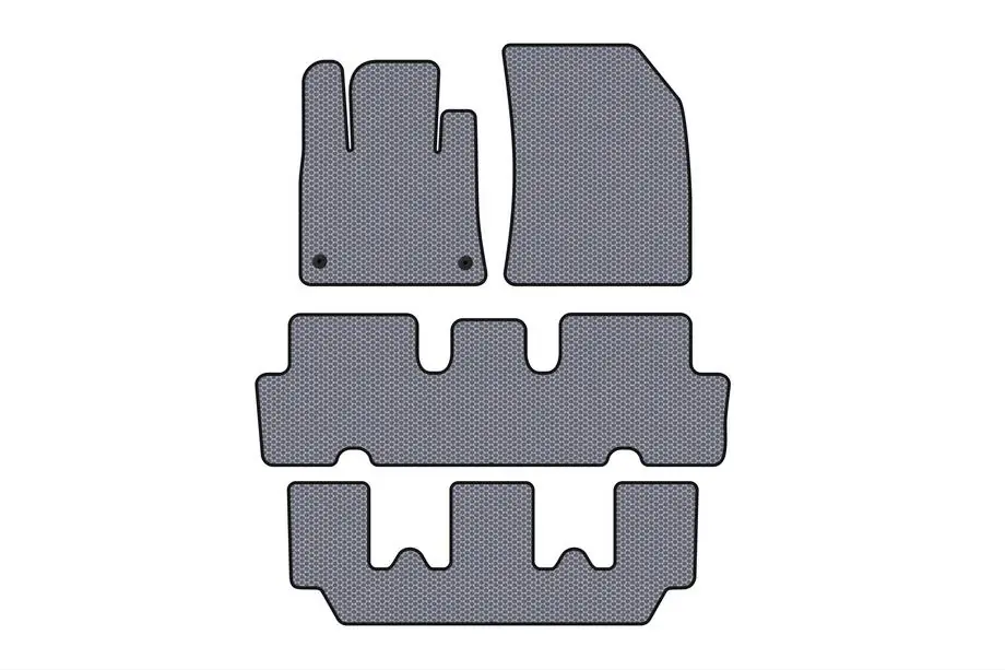 Citroen C-4 Picasso 2013–2022 Gumijas salona paklājiņi Carsuit V1 (3 rindas, pelēki) Image