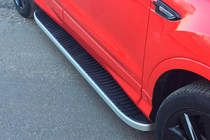 Ford Kuga/Escape 2013–2019 Sānu sliekšņi Tayga Grey (2 gab., alumīnijs) foto 7