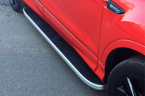 Ford Kuga/Escape 2013–2019 Sānu sliekšņi Tayga Grey (2 gab., alumīnijs) foto 9