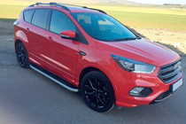 Ford Kuga/Escape 2013–2019 Sānu sliekšņi Tayga Grey (2 gab., alumīnijs) foto 2