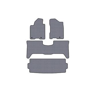 Gumijas salona paklājiņi Carsuit (3 rindas, 2003-2008 Pelēks) Nissan Armada 2003–2015 foto 1
