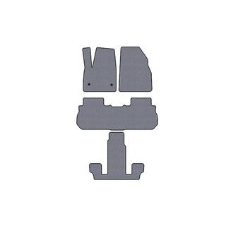 Gumijas paklājiņi Carsuit (3 rindas, 2017-2019, pelēki) GMC Acadia 2017– foto 1