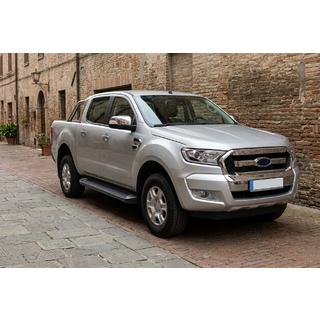 Sānu sliekšņi Allmond Black (2 gab., alumīnijs) Ford Ranger 2011–2022 foto 1