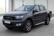 Ford Ranger 2011–2022 Sānu sliekšņi Line (2 gab., alumīnijs) foto 1