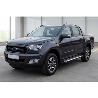 Sānu sliekšņi Line (2 gab., alumīnijs) Ford Ranger 2011–2022 foto 1