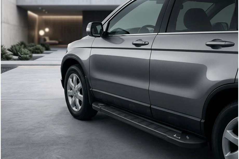 Honda CRV 2007–2011 Sānu sliekšņi RedLine Black (2 gab., alumīnijs) Image